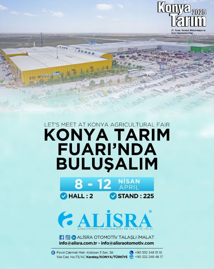 Alisra Otomotiv, Konya Tarım Fuarı'nda Ziyaretçilerini Bekliyor