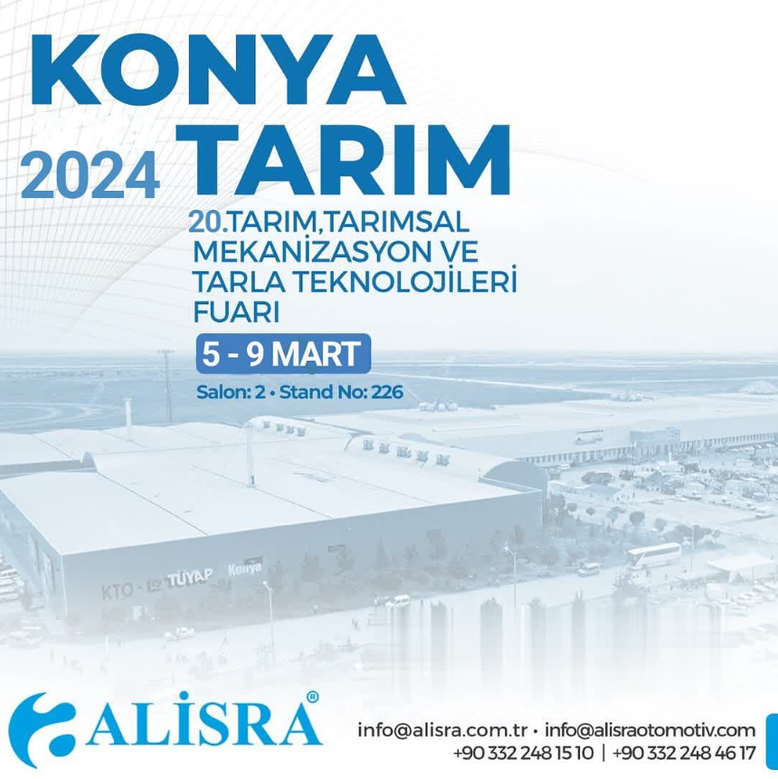 Alisra Otomotiv, Konya Tarım Fuarı'nda Sektörle Buluştu